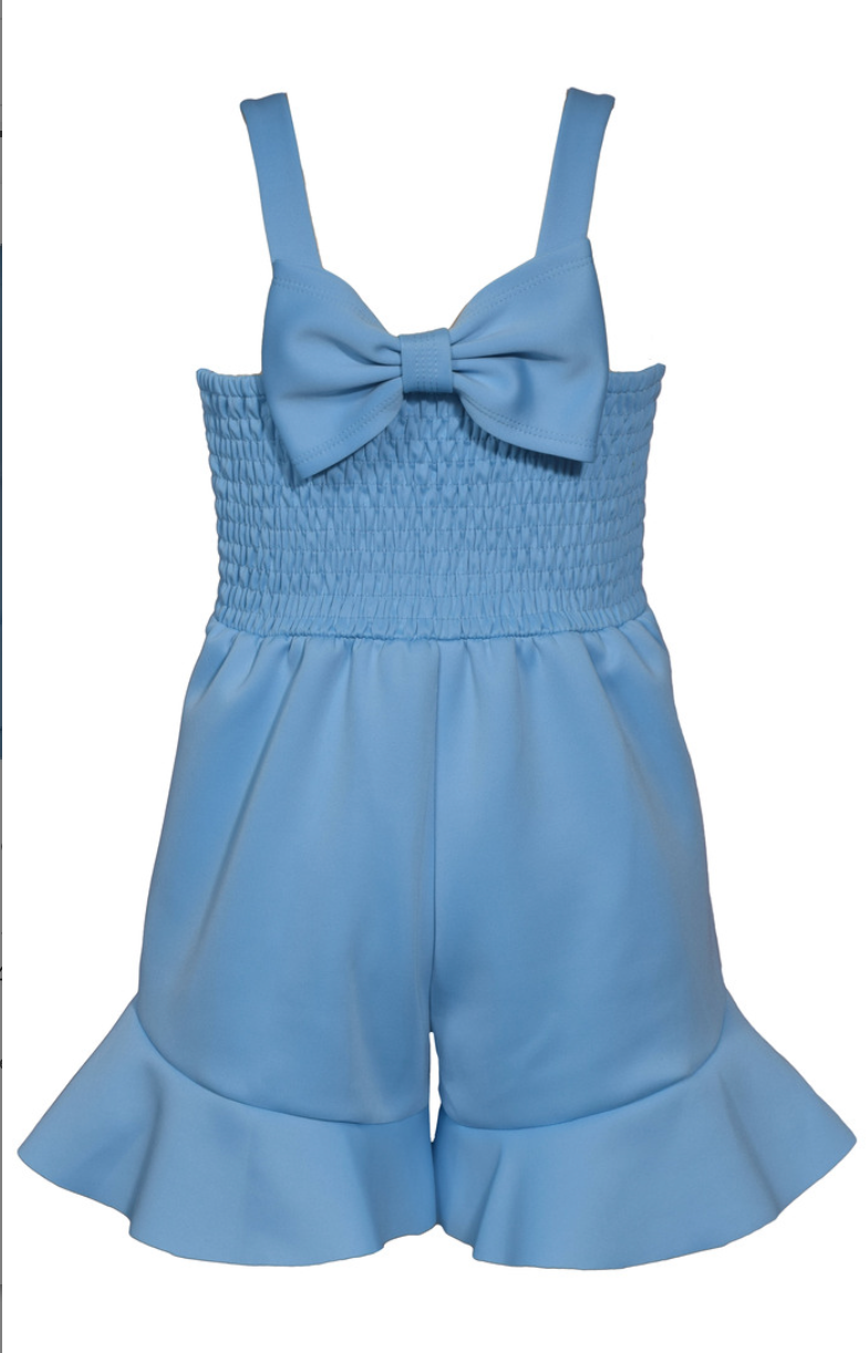 Cascade Blue Scuba Romper