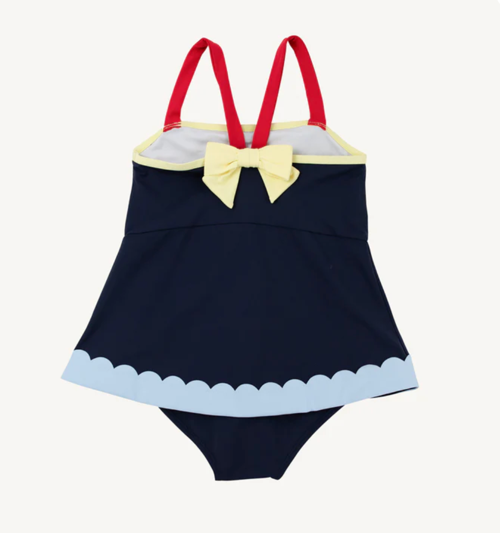 Nantucket Navy Stratford Scallop Swimsuit