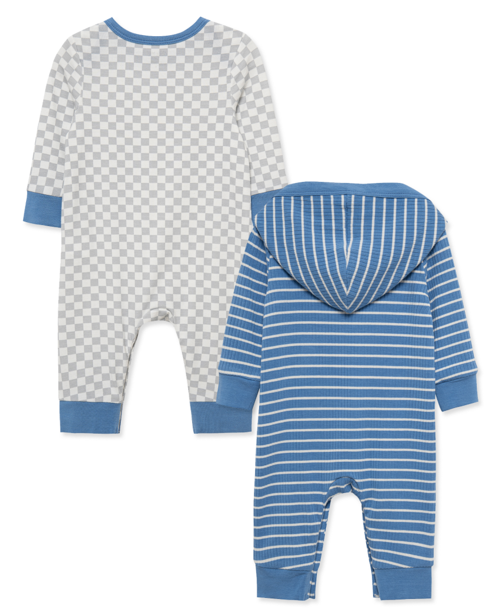 Checker/Stripe 2pk Coveralls