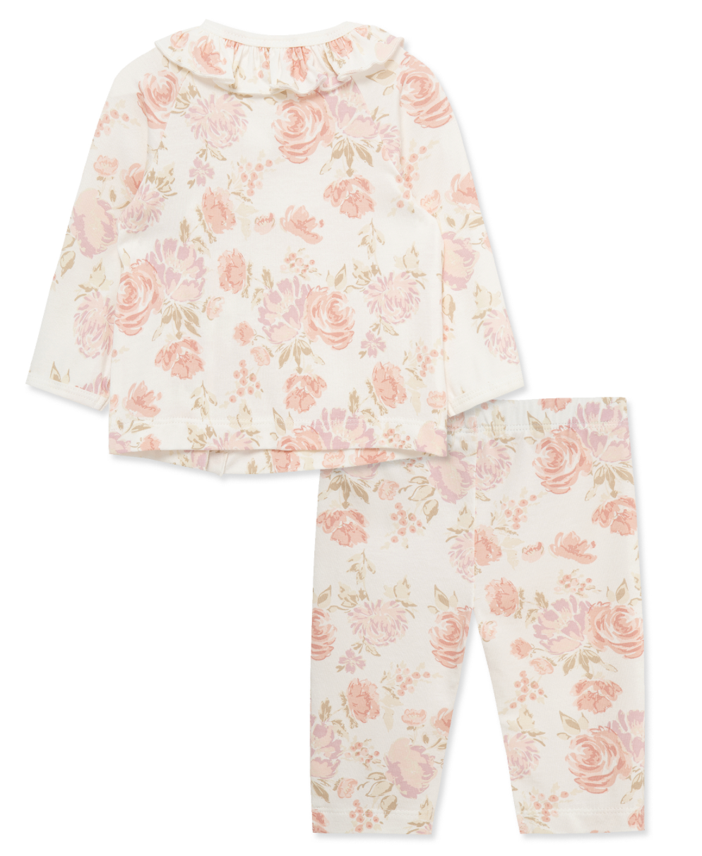 Floral Cardigan Set