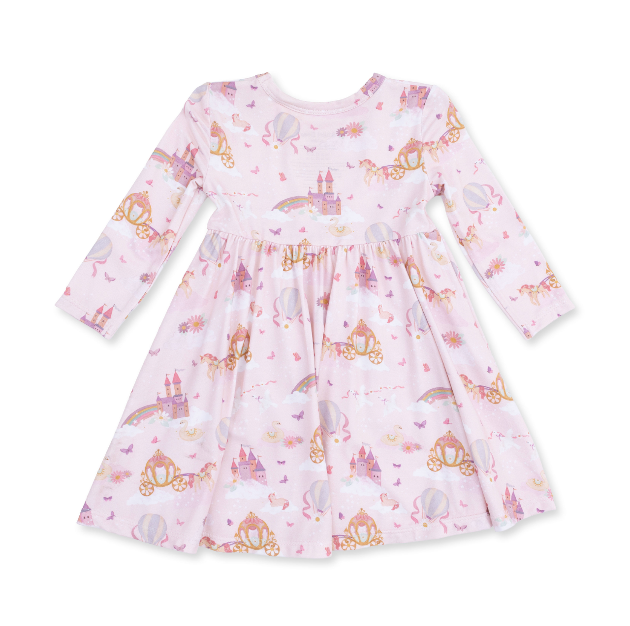 Princess Unicorns And Castle Twirly Dress
