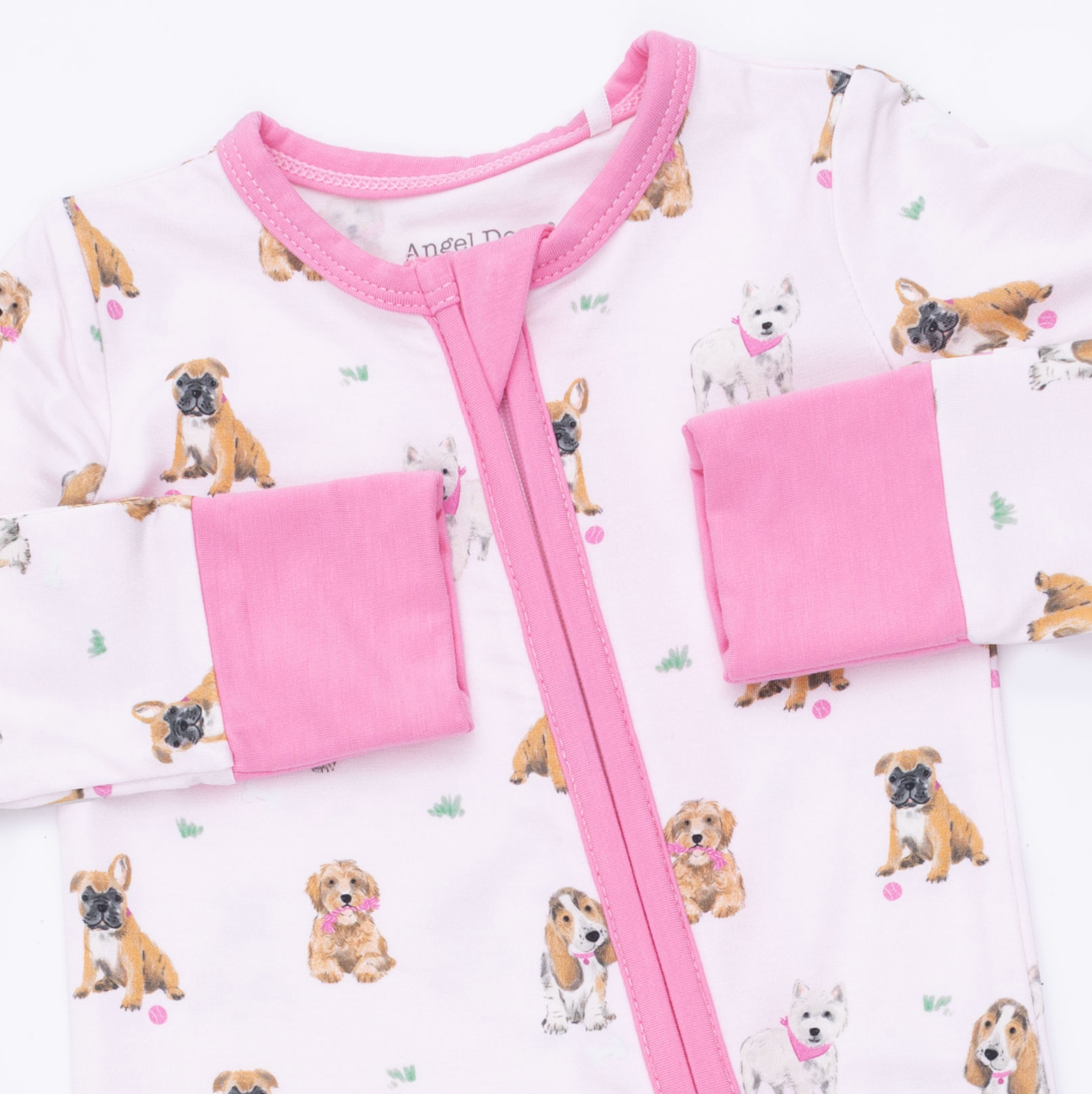 Pink Besite Dogs Convertible Romper