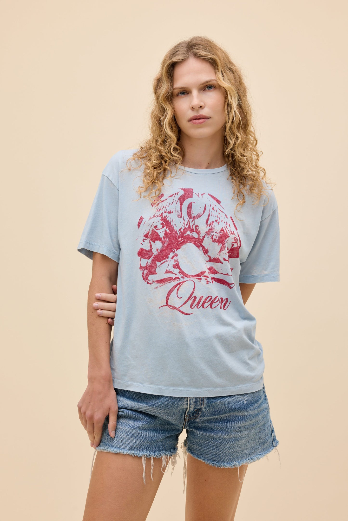 Queen Best Friend Burnout Boyfriend Tee