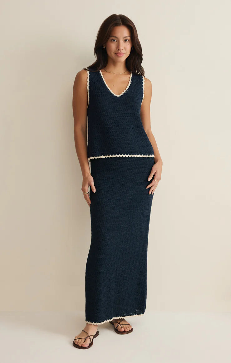 Yessenia Whipstitch Tank - Eclipse