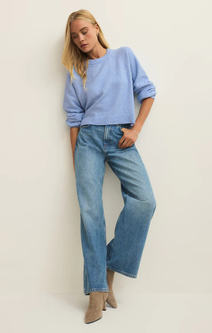 Coming Up Sweater - Blue