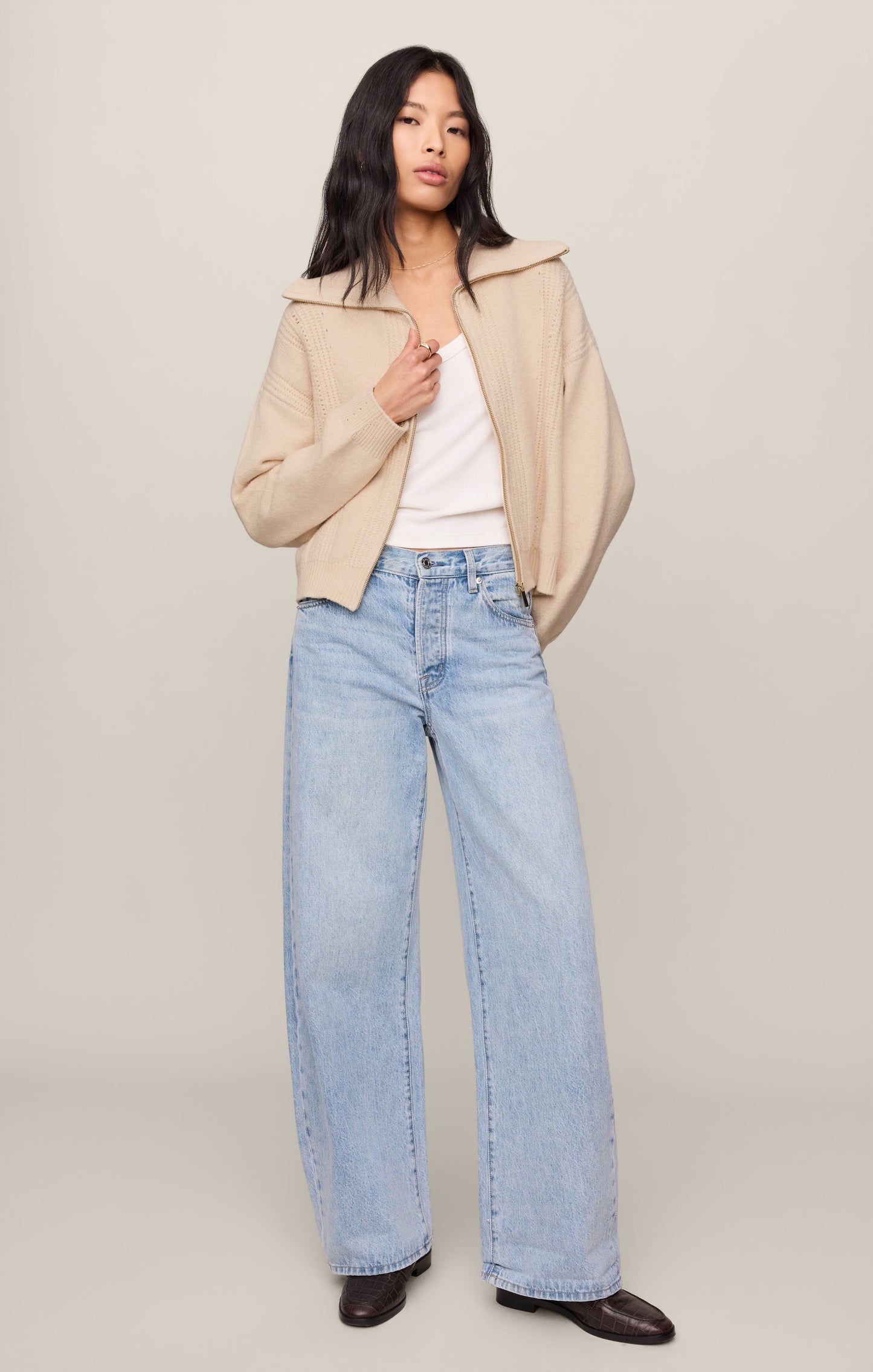 Silverlake Cardigan - Chalk