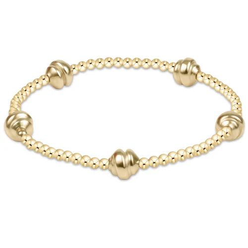 Admire Small Gold 2.5mm Bead Bracelet - Gold