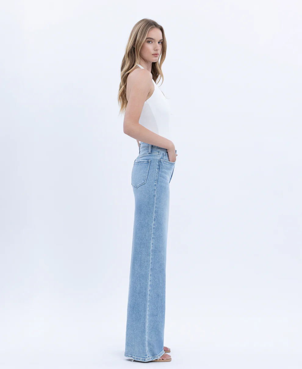 Advantageous High Rise Extreme Wide Jean