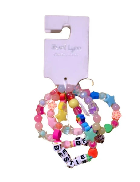 BFF Charm Bracelets - 3pc