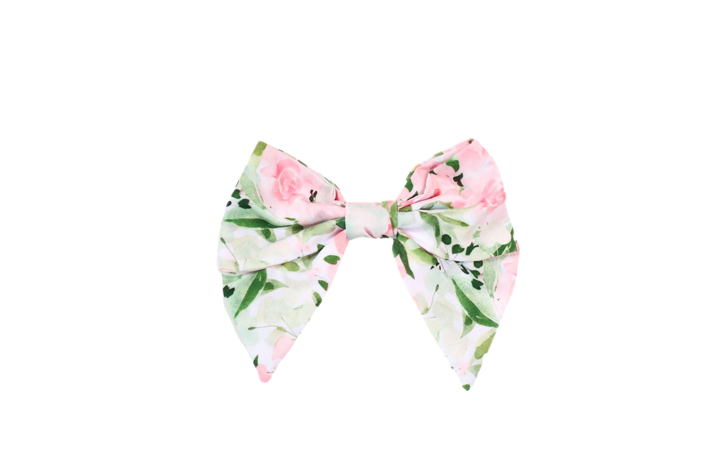Pastel Floral Classic Bow