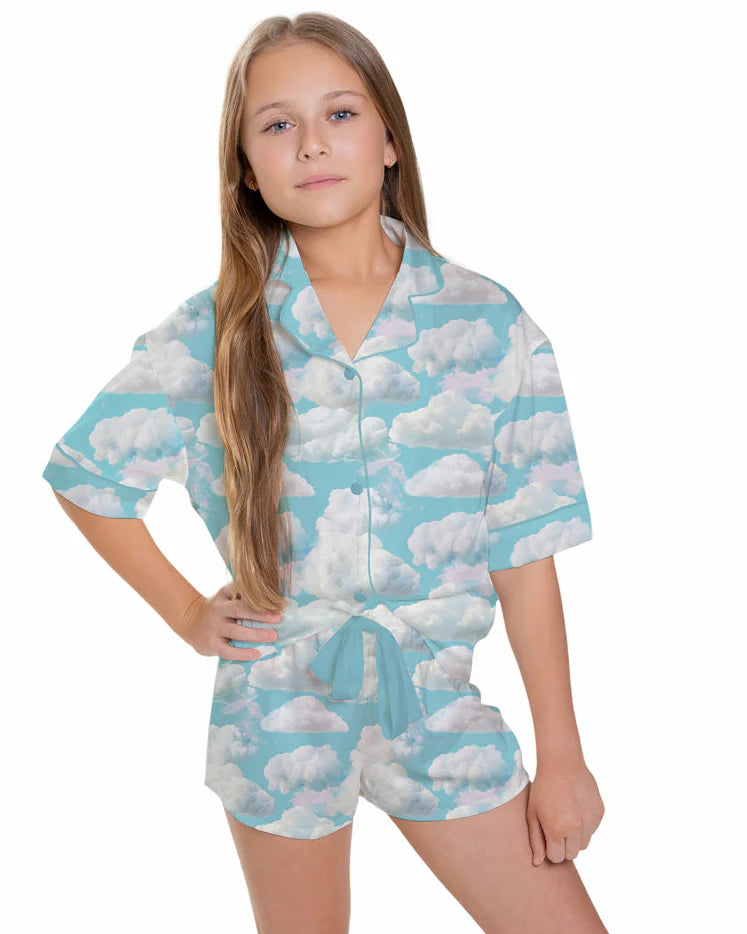 Daydreamer Silky Short Sleeve Pajama Set