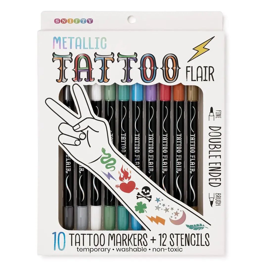 Metallic Tattoo Flair