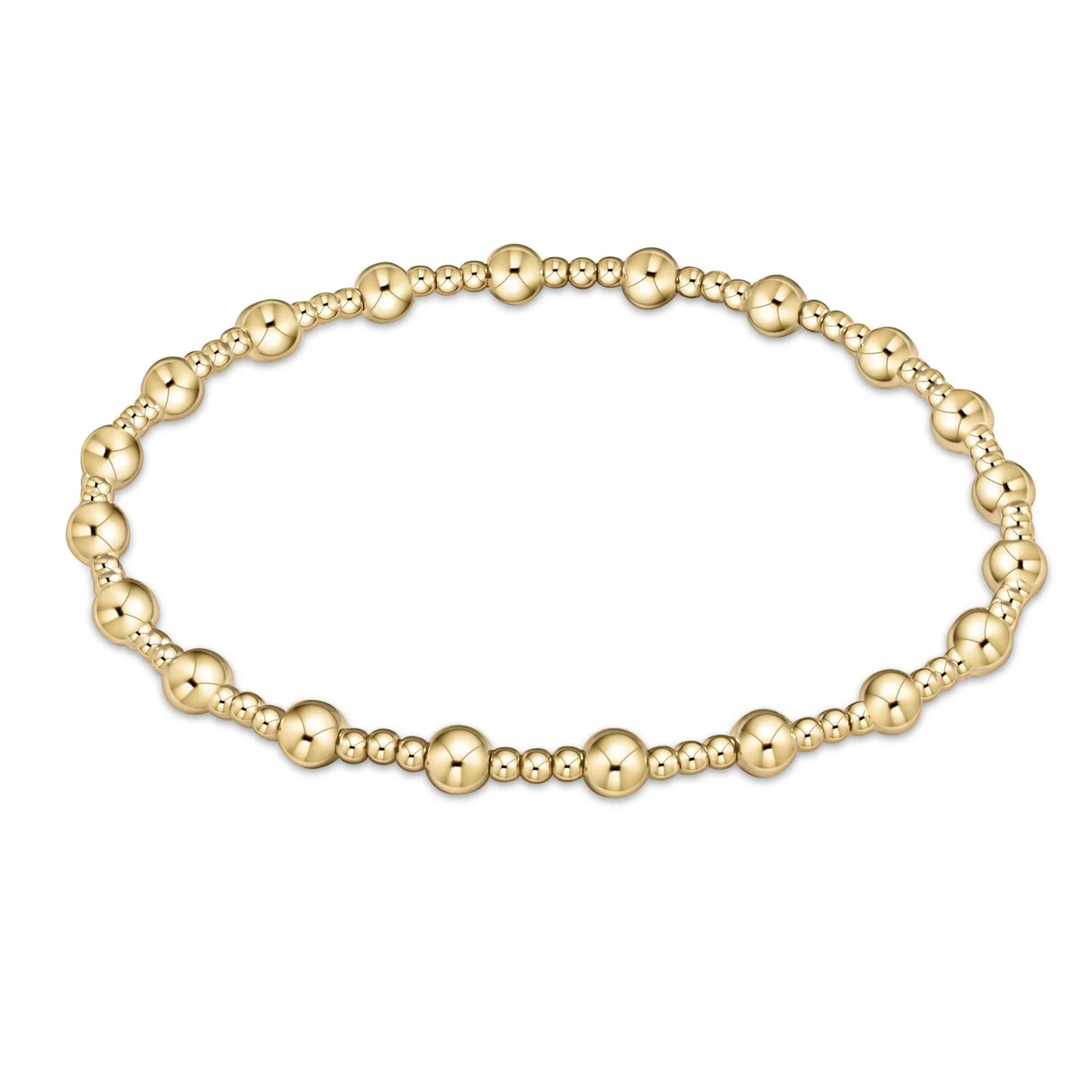 egirl Classic Sincerity Pattern 4mm Bracelet - Gold