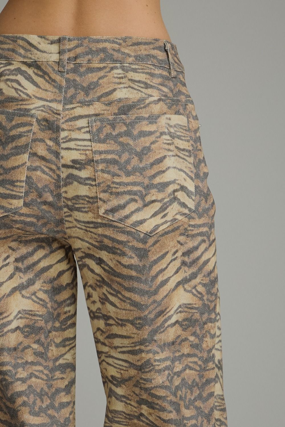 Tiger Print Jean