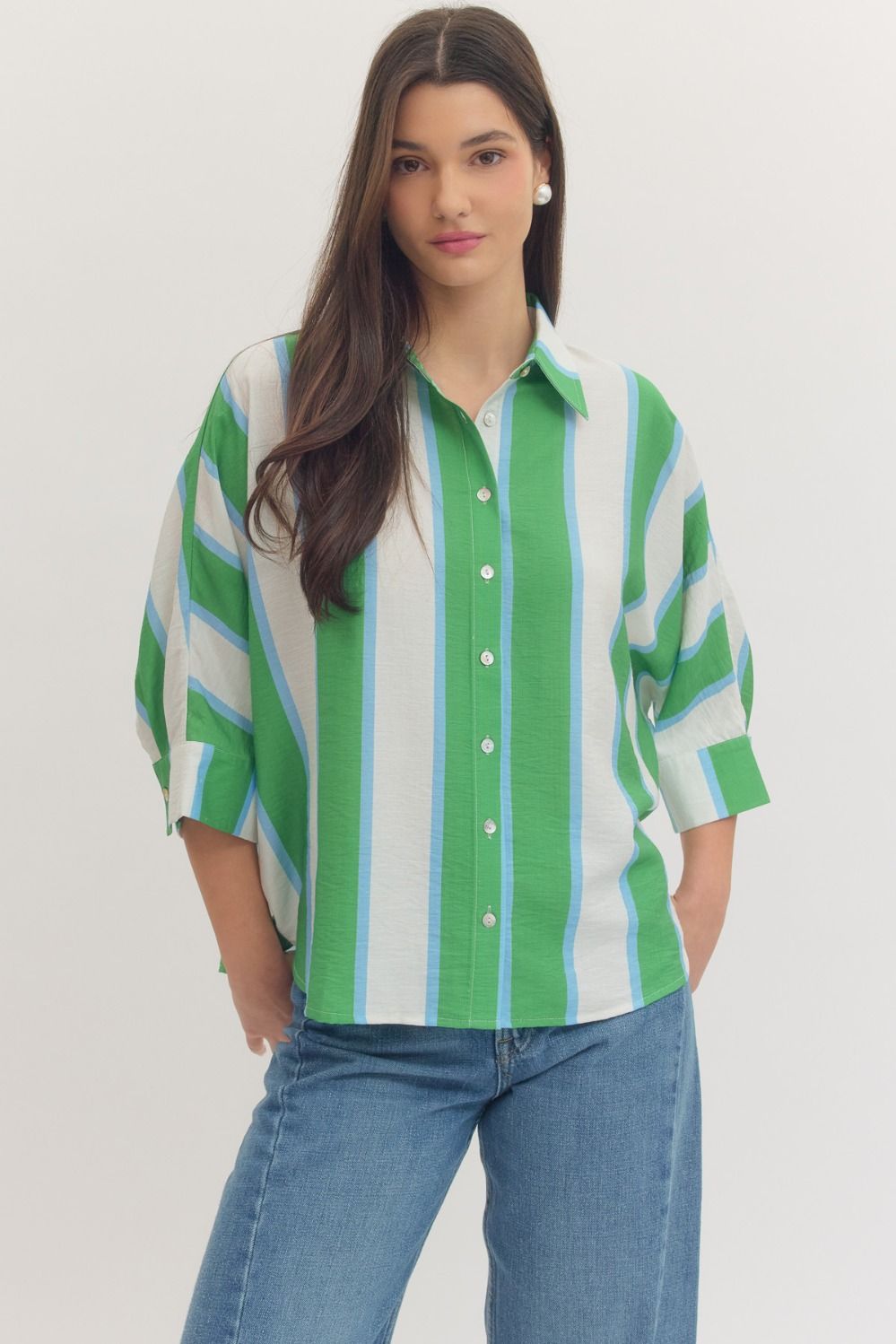 Striped Dolman Shirt