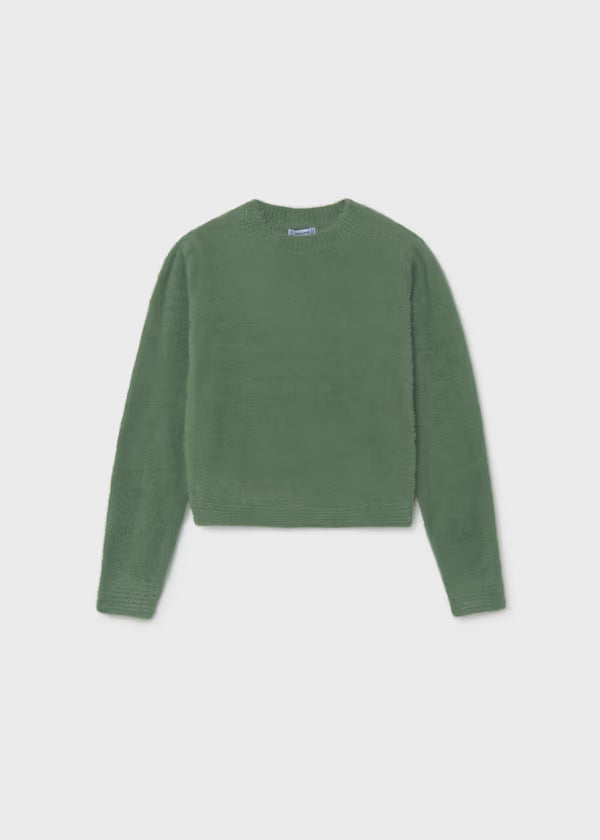 Green Fur Sweater
