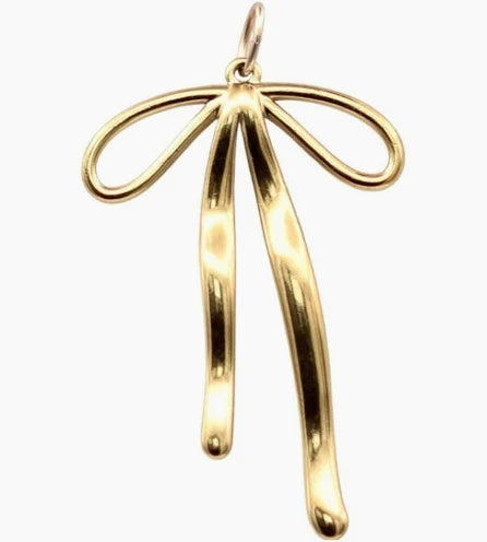 Bow Charm In Gold