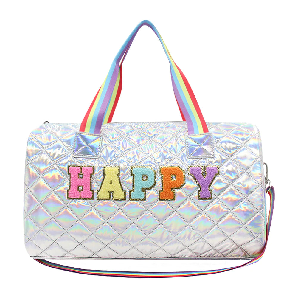 Varsity Happy Duffel Bag