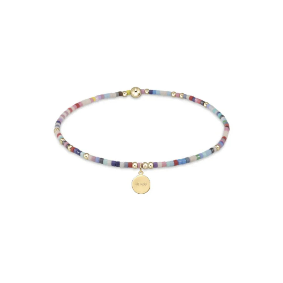 egirl Hope Unwritten Bracelet - Hot Mess - Be You Small Gold Disc