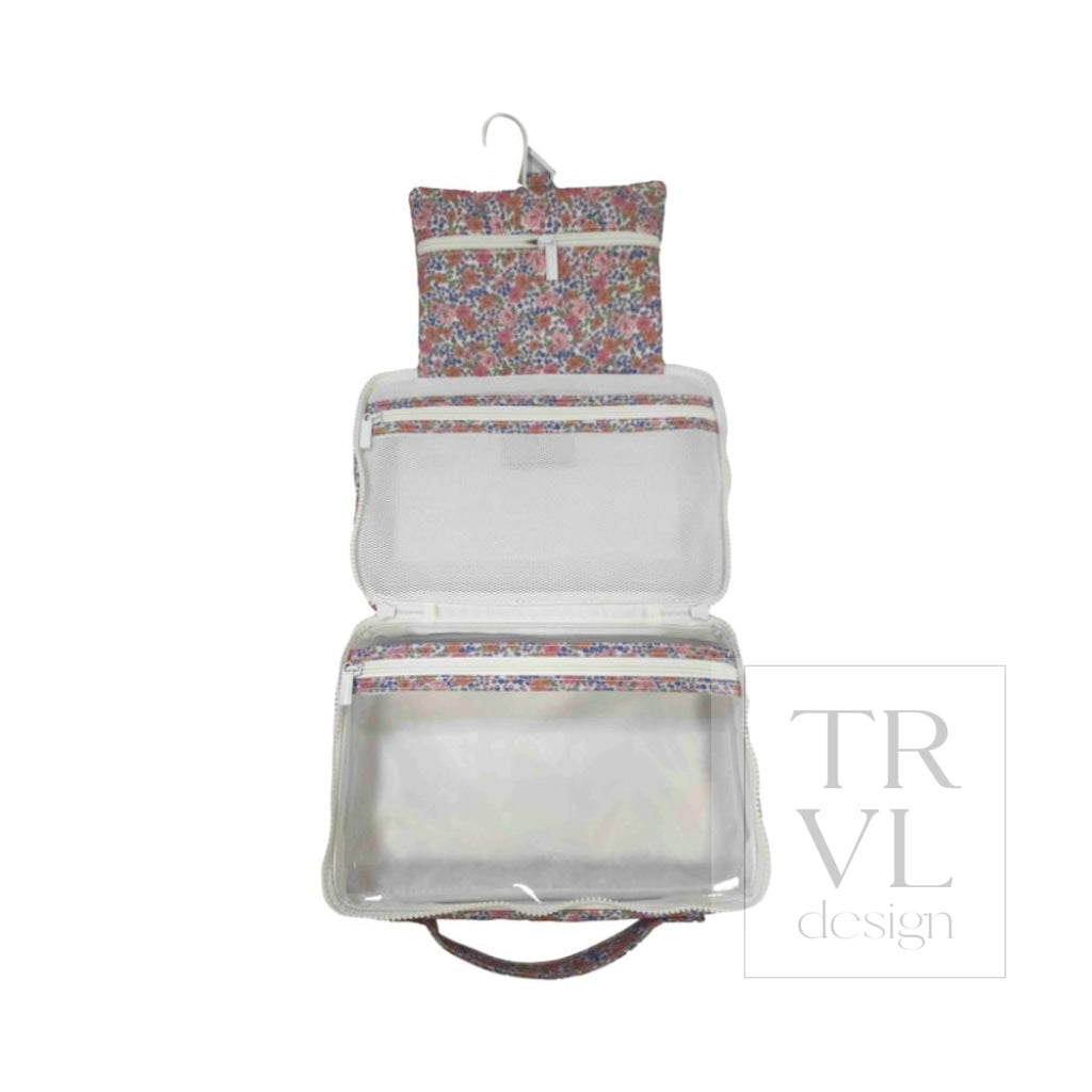 Garden Floral Hanging Toiletry Bag