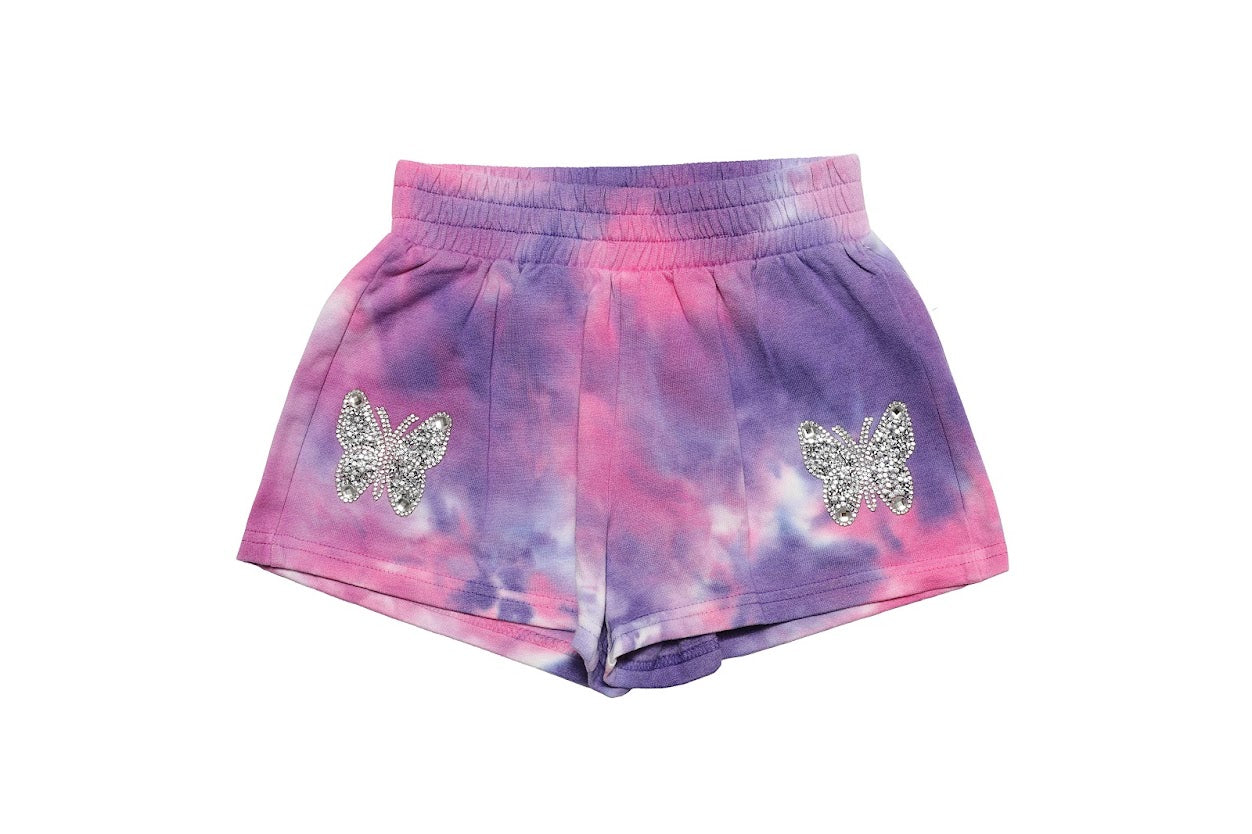 Tie Dye Butterfly Shorts