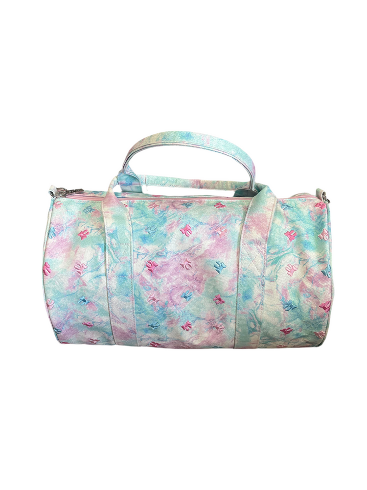 Bow Pastel Tie Dye Duffel Bag