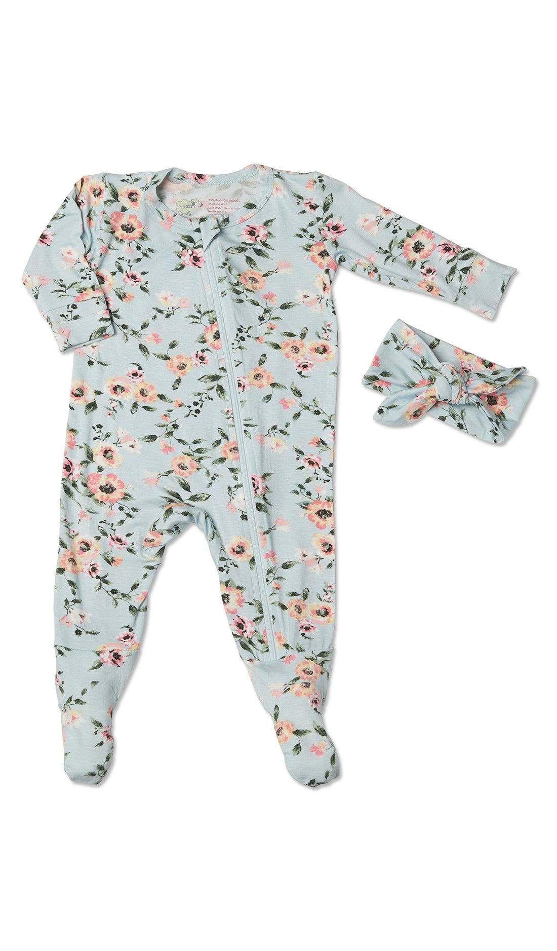 Footie 2-Piece Cloud Blue