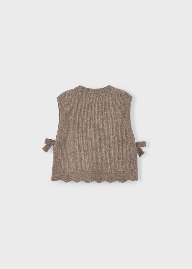 Taupe Sweater Vest