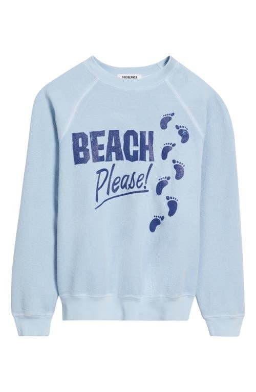 Beach Please Raglan Sweatshirt
