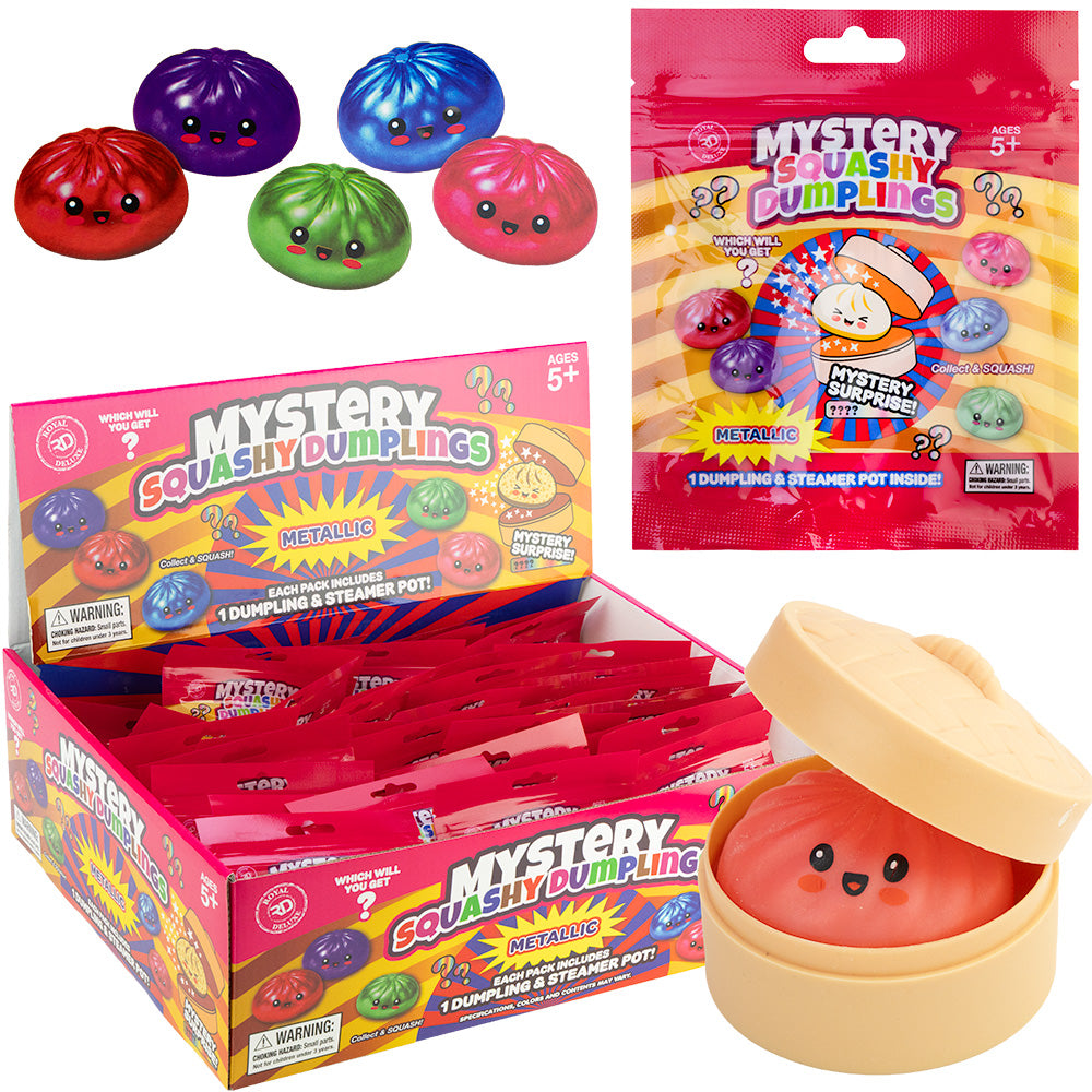 Mini Mystery Metallic Squishy Dumpling Blind Bag