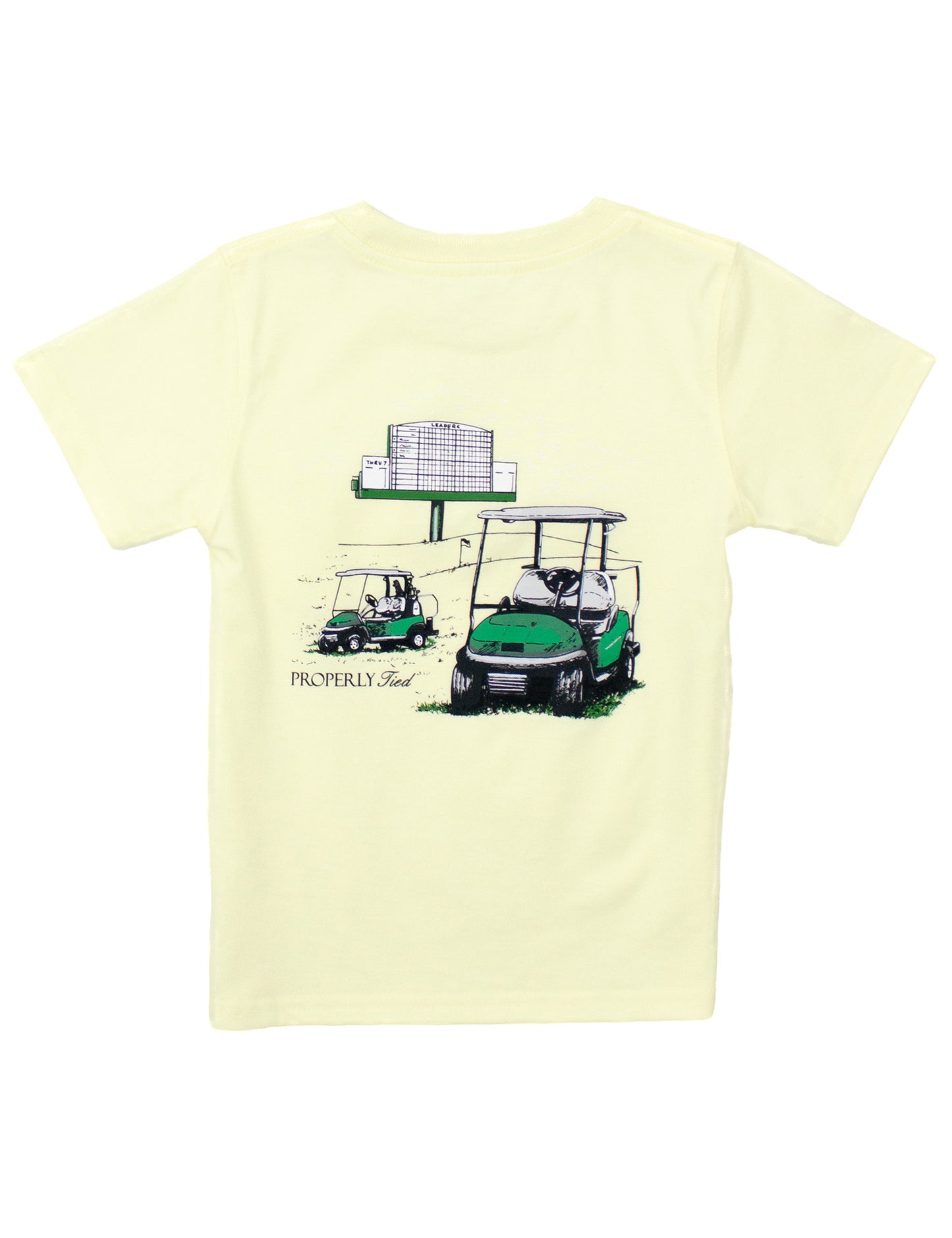 Yellow Leaderboard Tee
