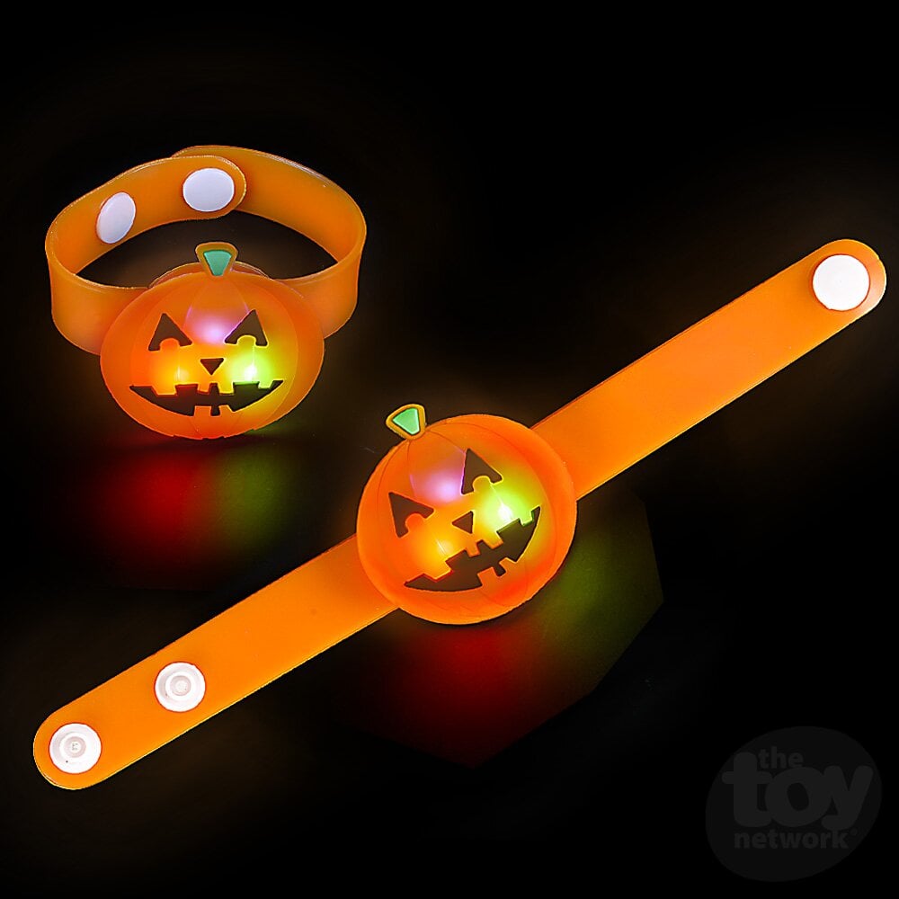 Jack-O-Lantern Light Up Bracelet