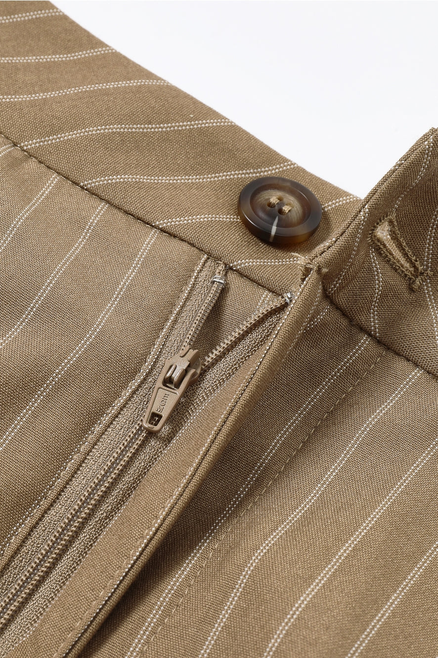 Stripe Wide Leg Pants