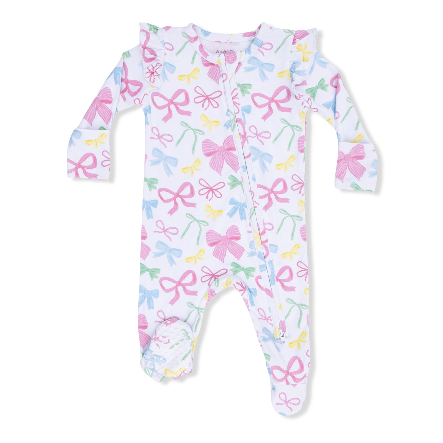 Sweet Bows Zip Footie