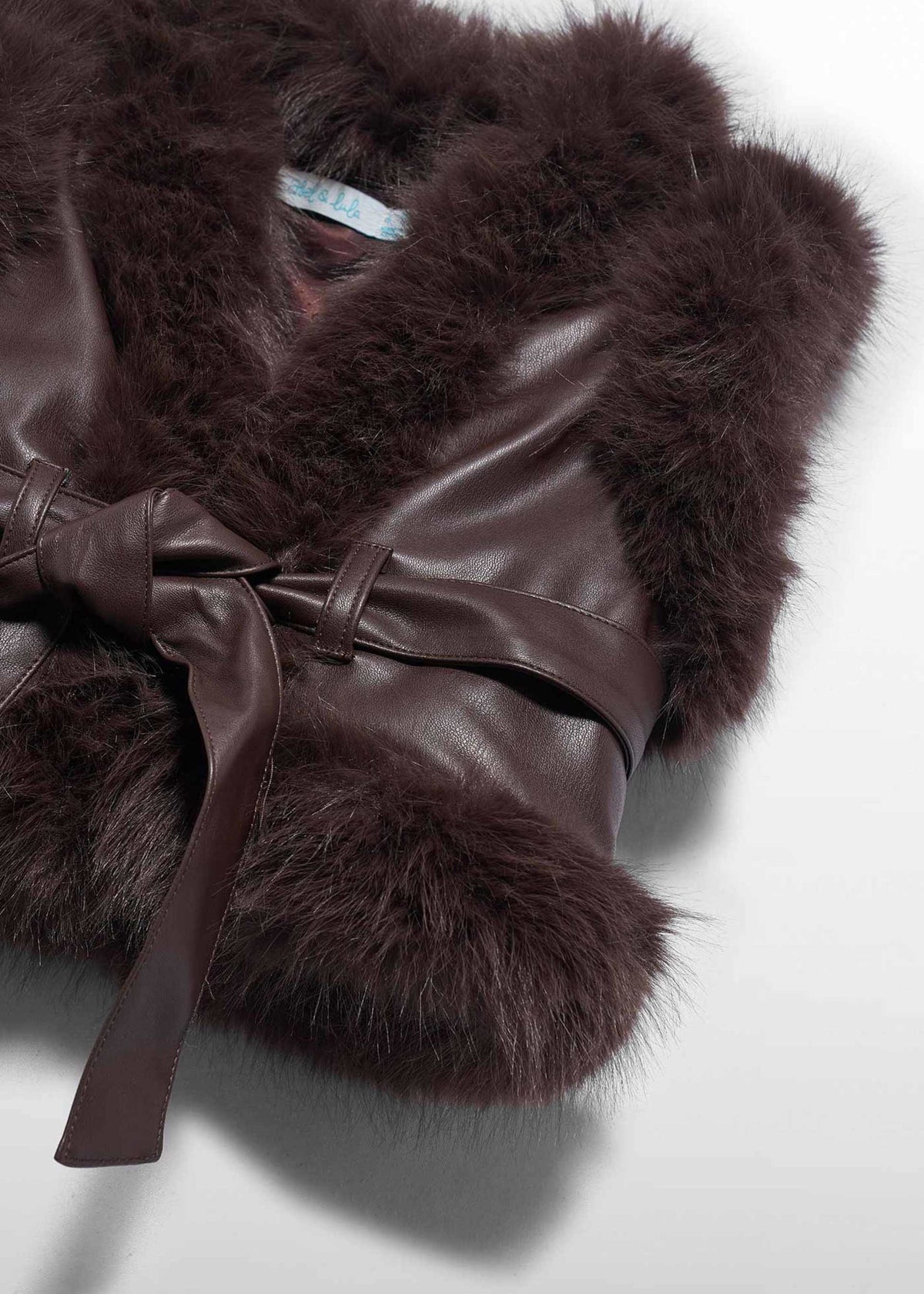 Truffle Quilted Faux Furry Vest