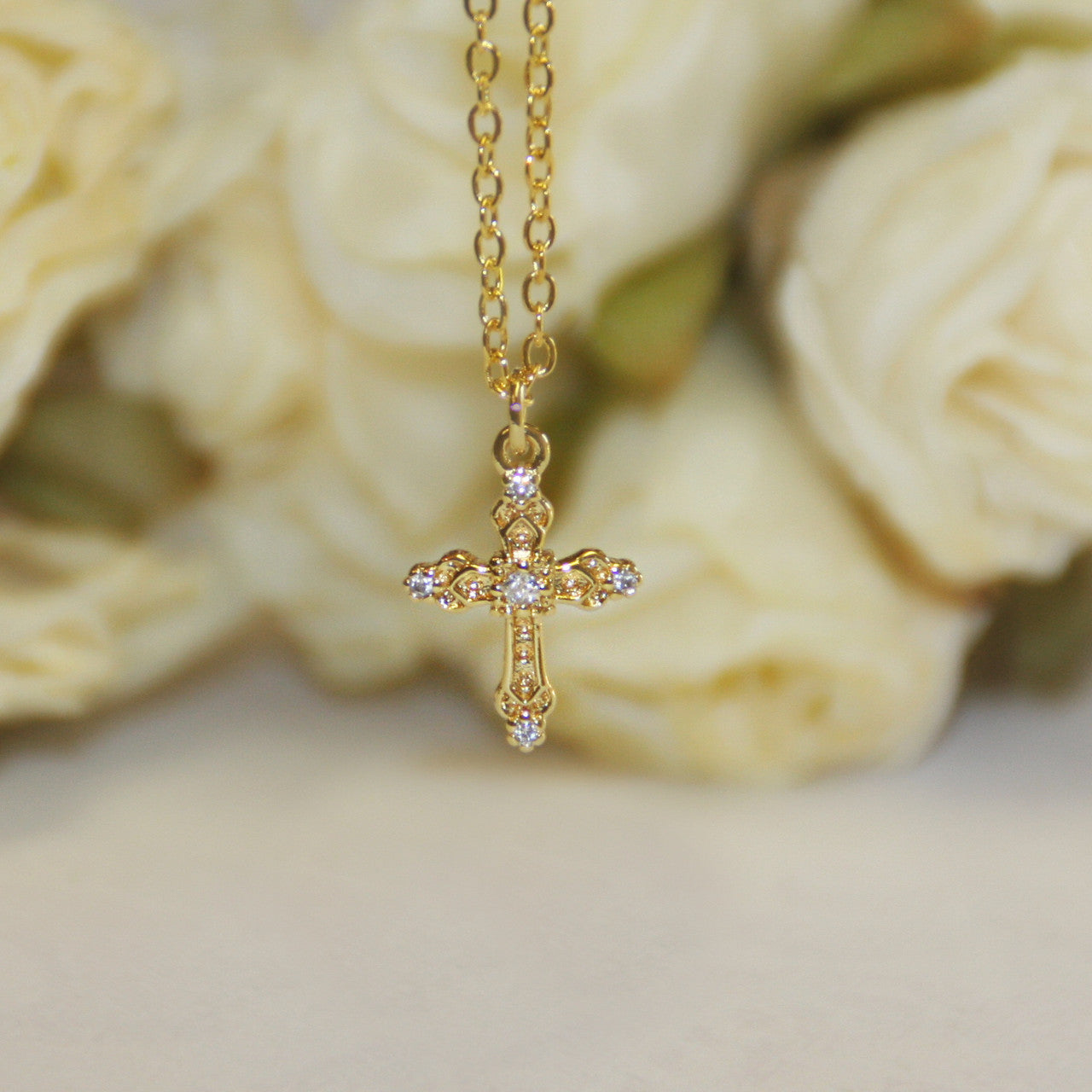 Elegant Cross Necklace
