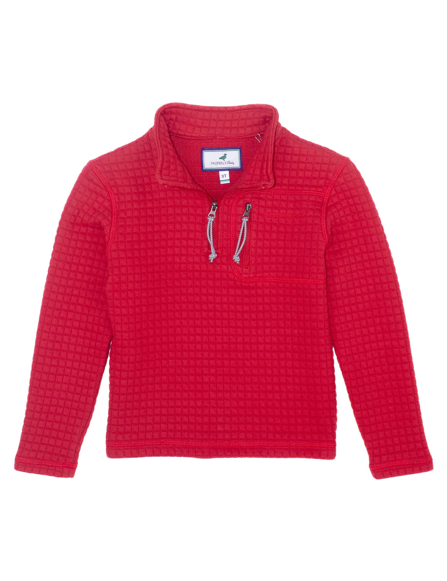 True Red Delta Pullover