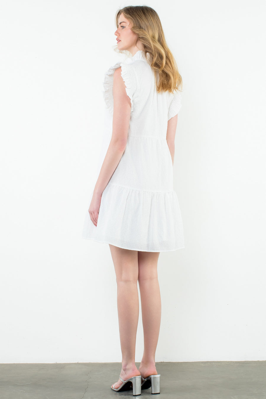 Jenny Ruffle Gingham Dress