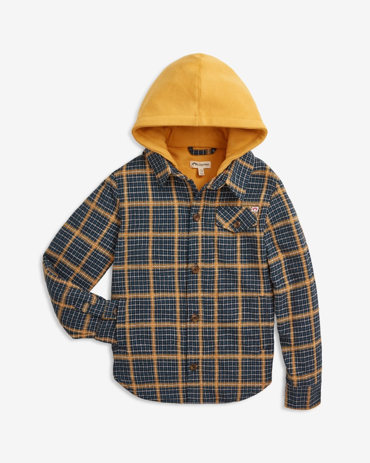 Evergreen Check Glen Flannel Hoodie