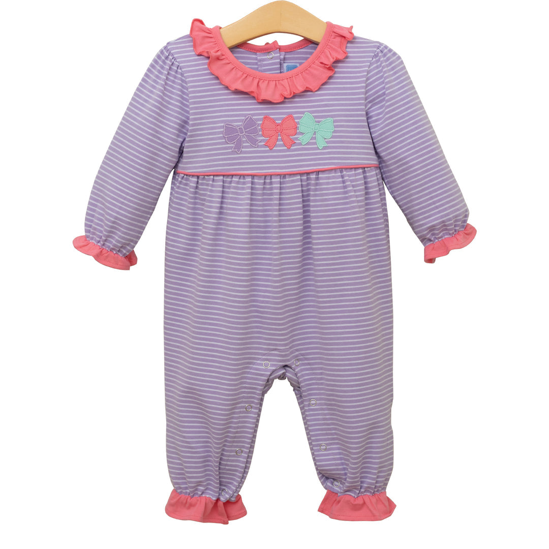Bows Stripe Romper
