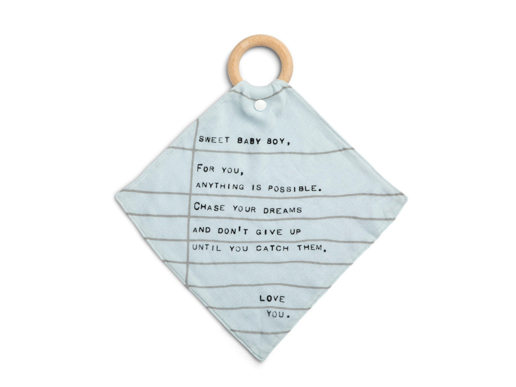Baby Boy Teether Blankie