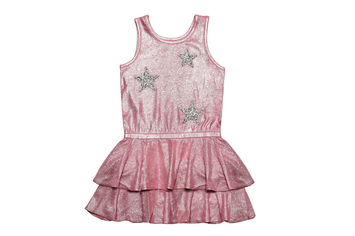 Starstruck Pink Tiered Dress