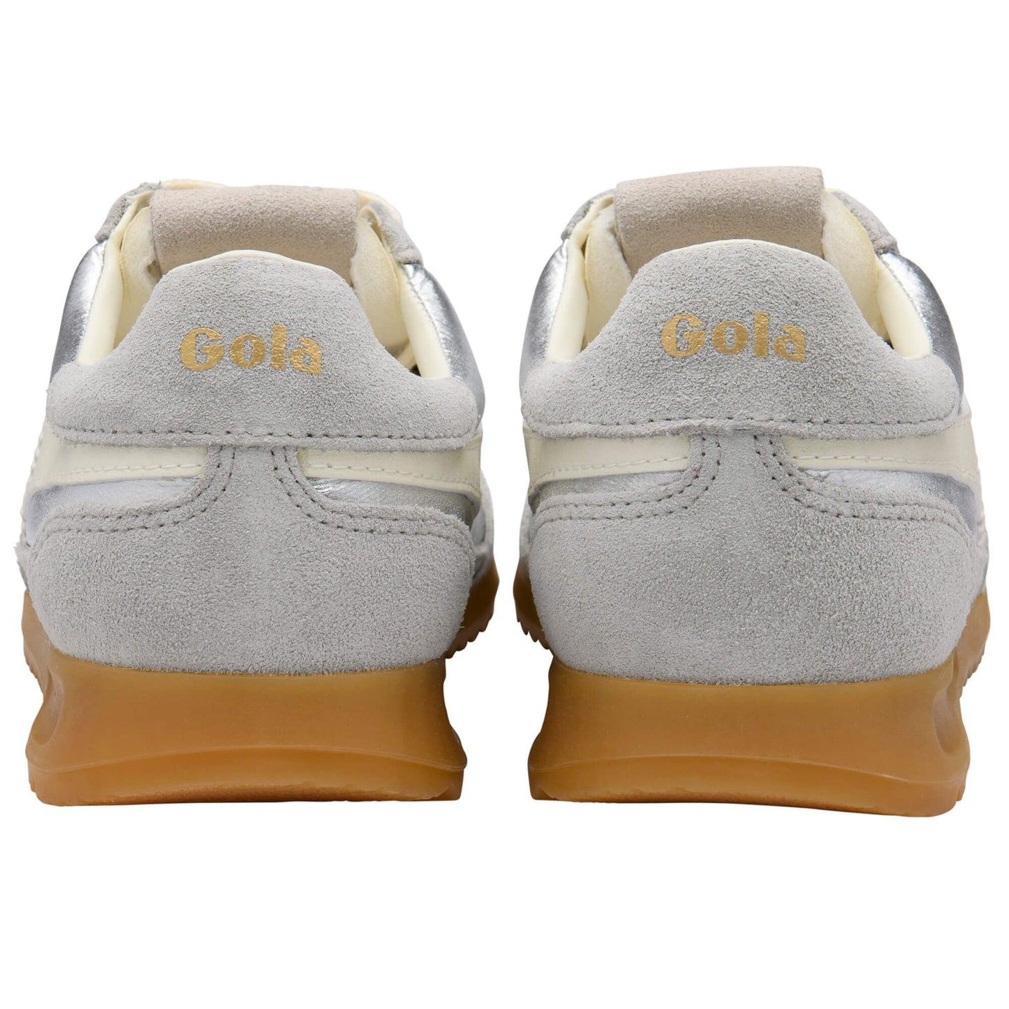 Firefly Metallic Sneakers - Silver/Off White