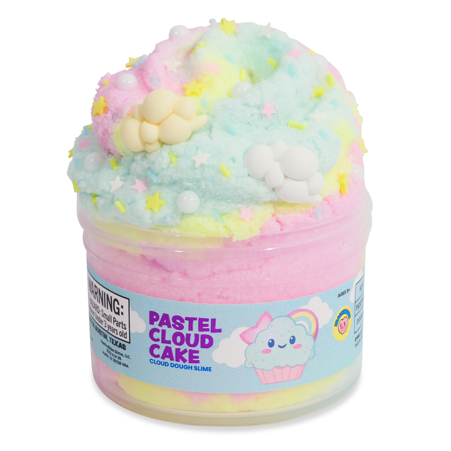 Pastel Cloud Cake Slime
