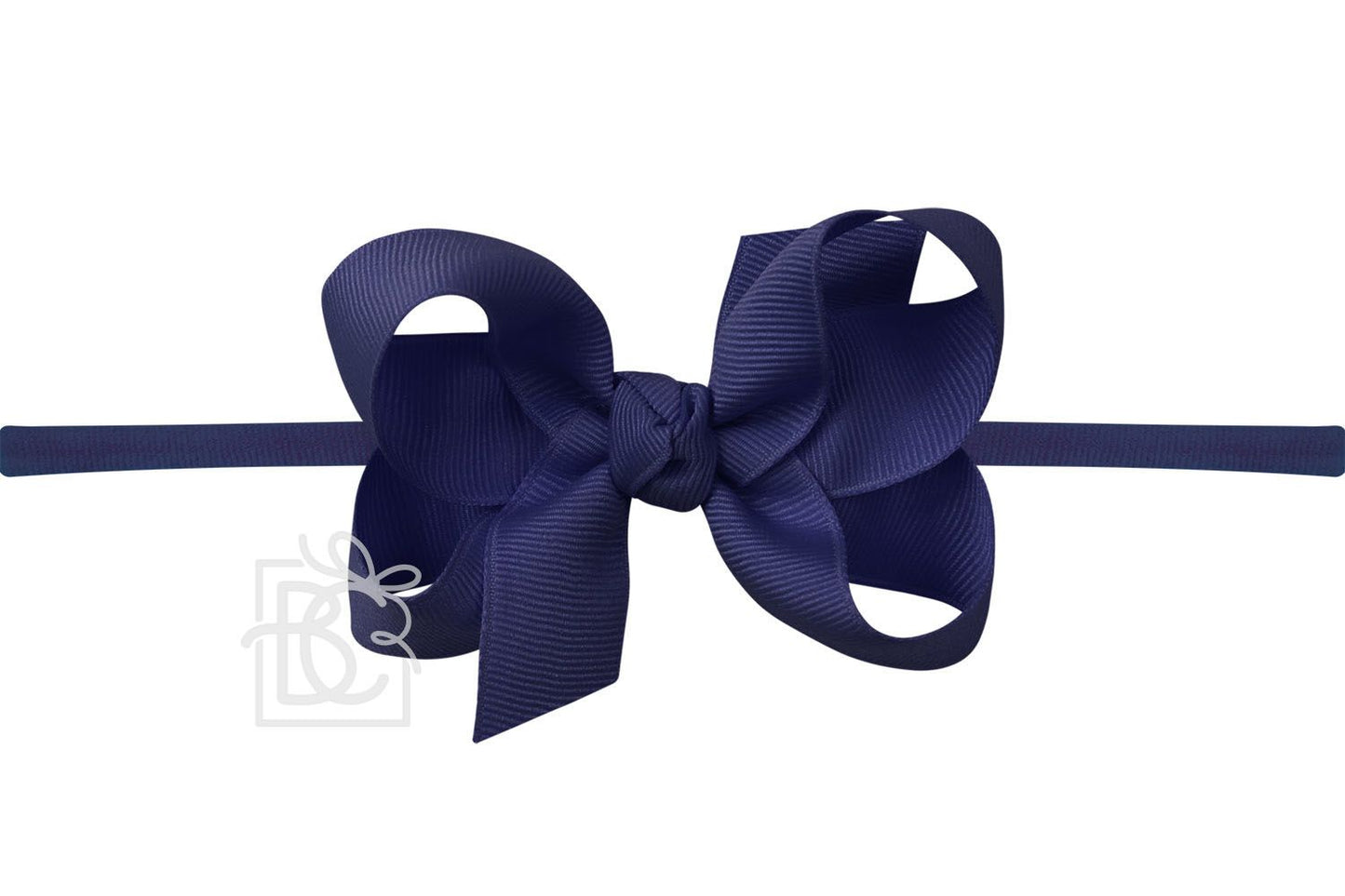 Navy 3.5" Headband Bow