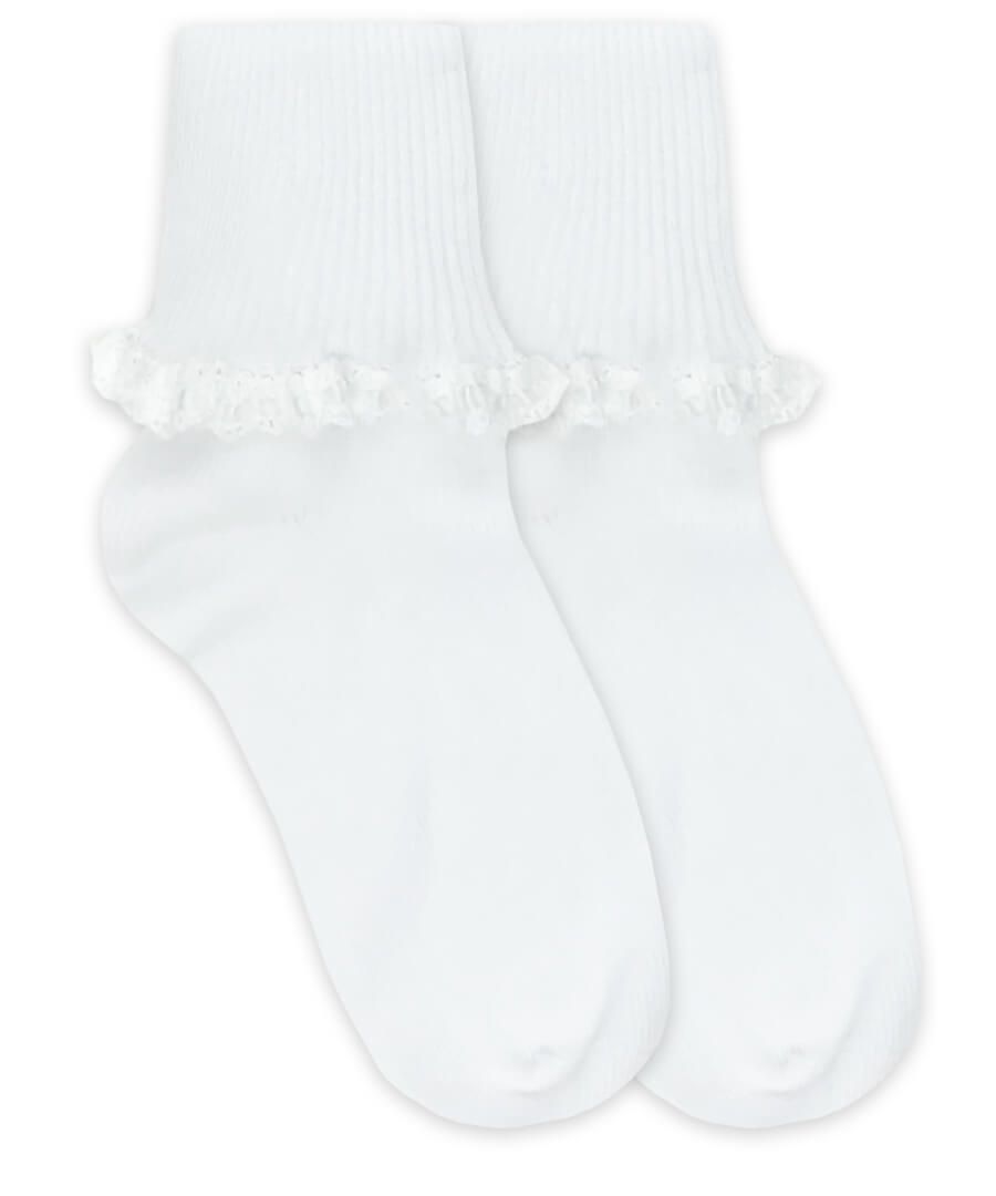 Cluny & Satin Lace Socks