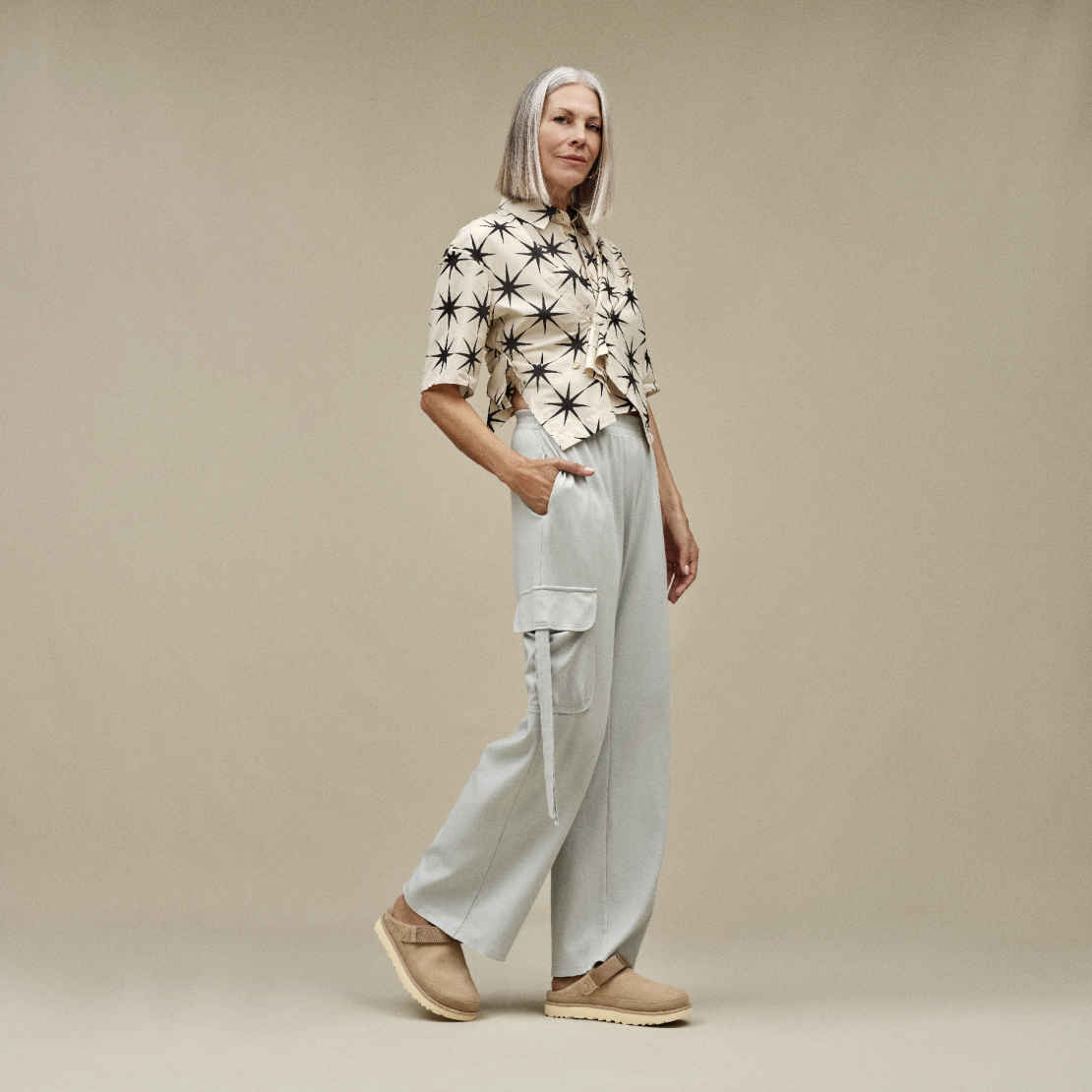 Womens Goldenstar Clog - Sand