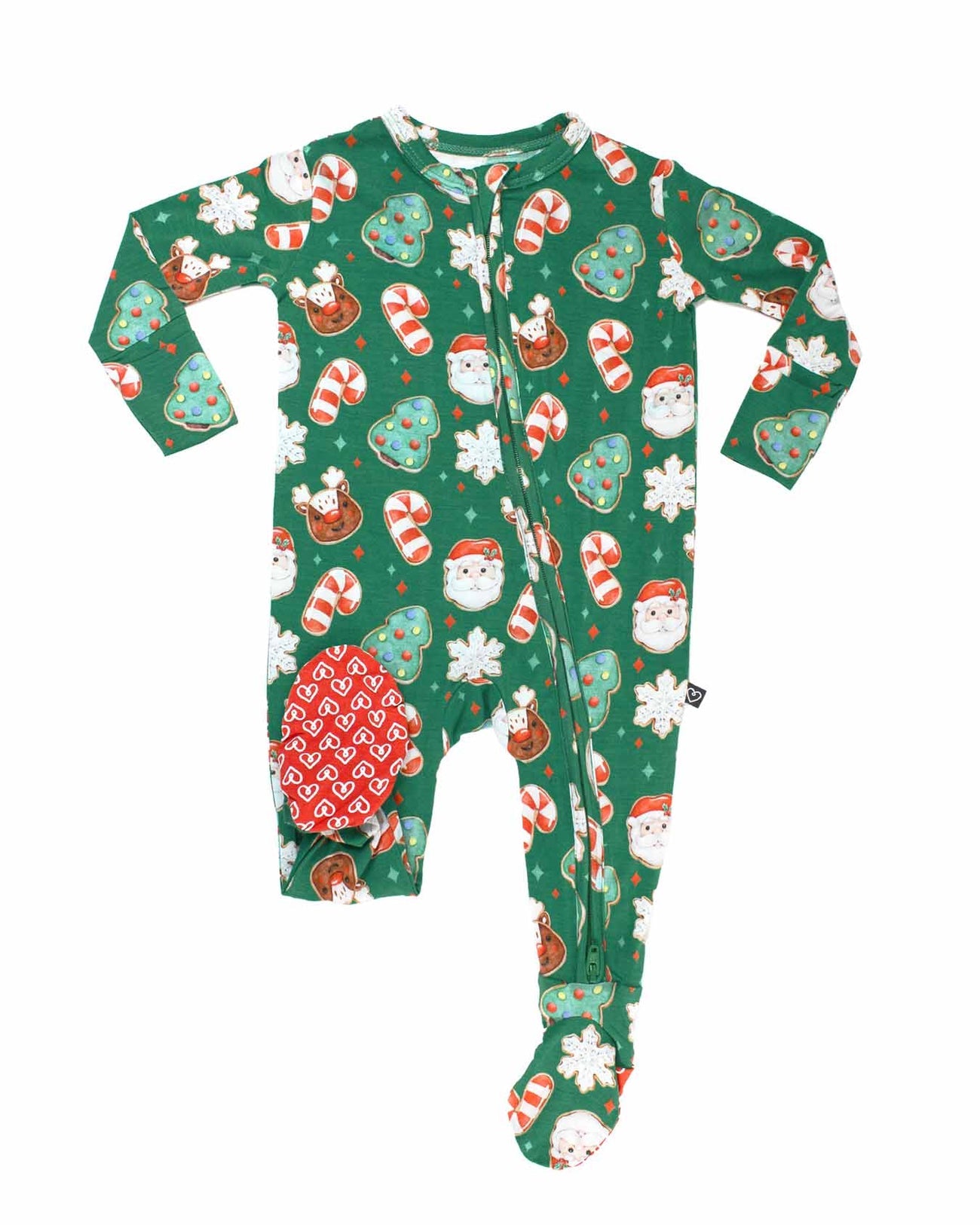 Dash Zippered Footie