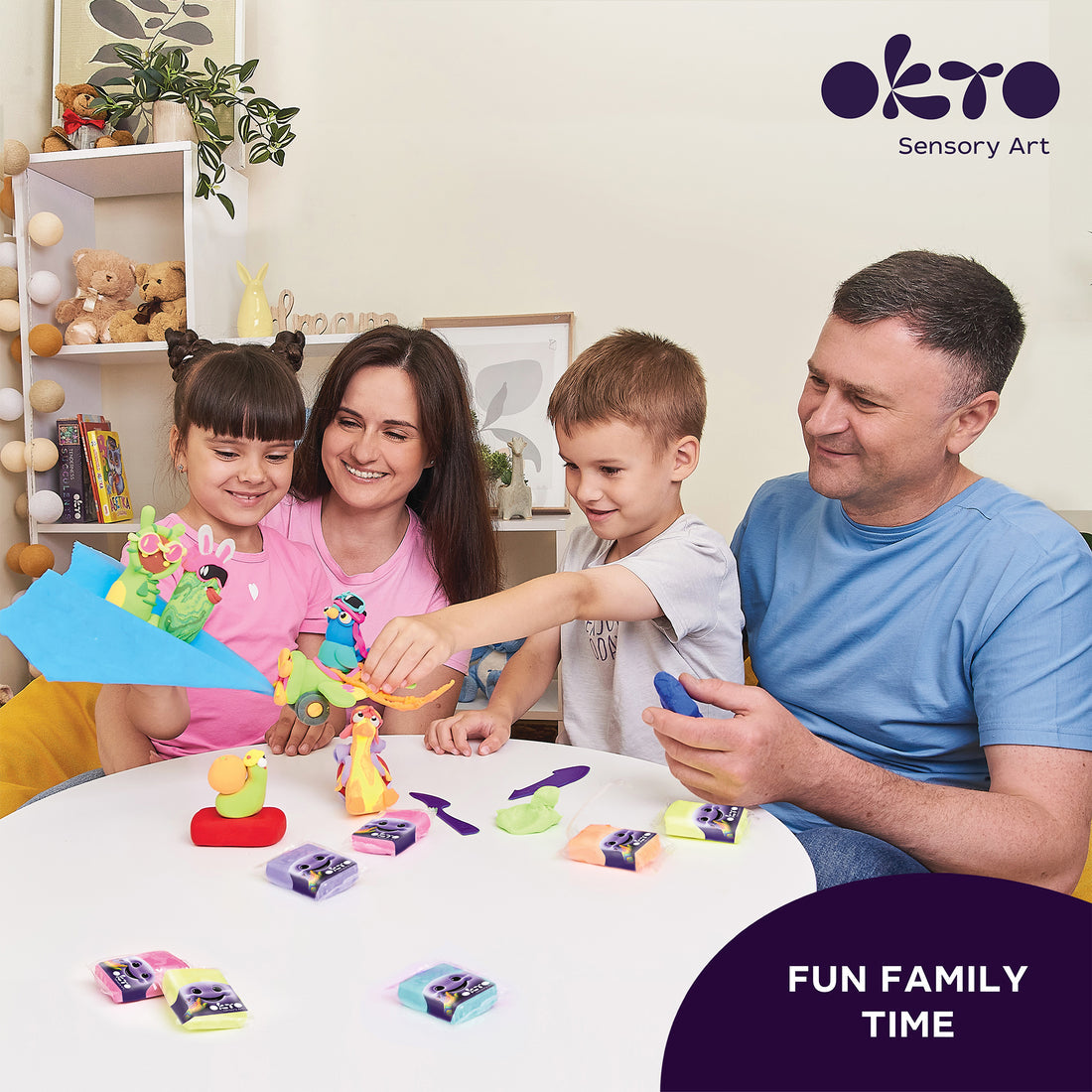 OKTO 24 Color Air Clay Set