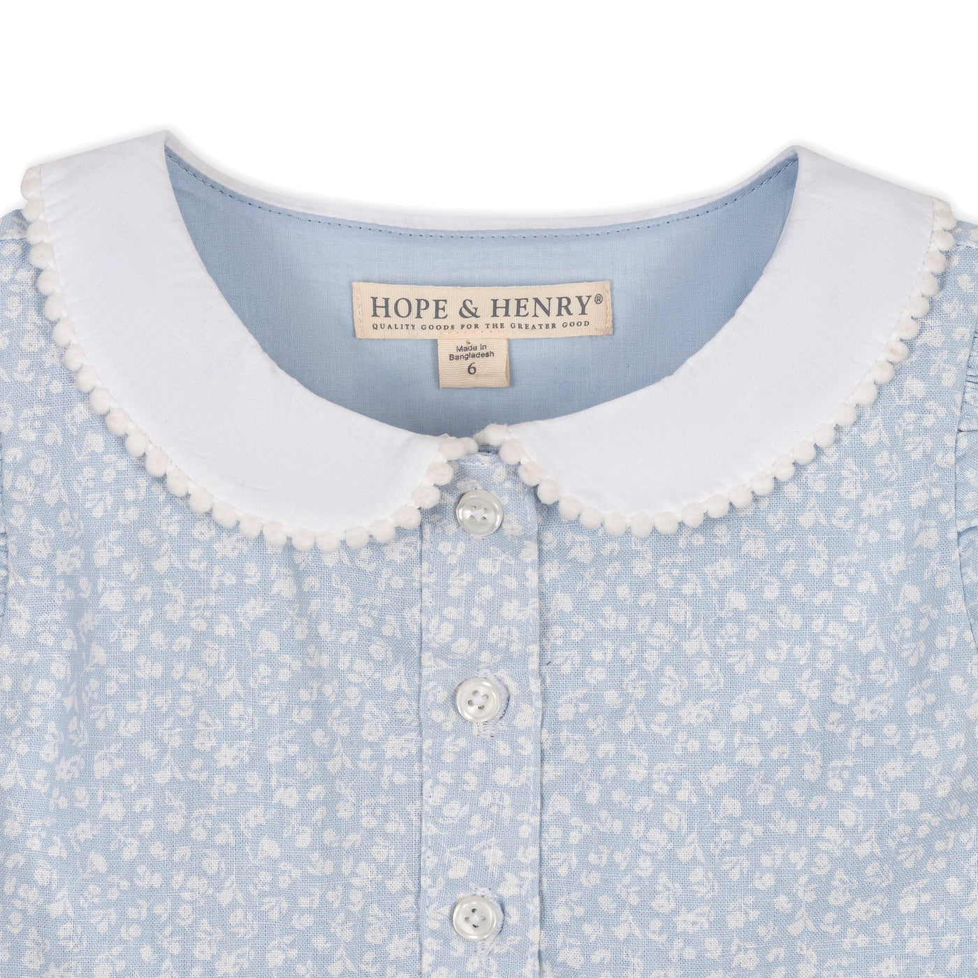 Chateau Ditsy Linen Dress